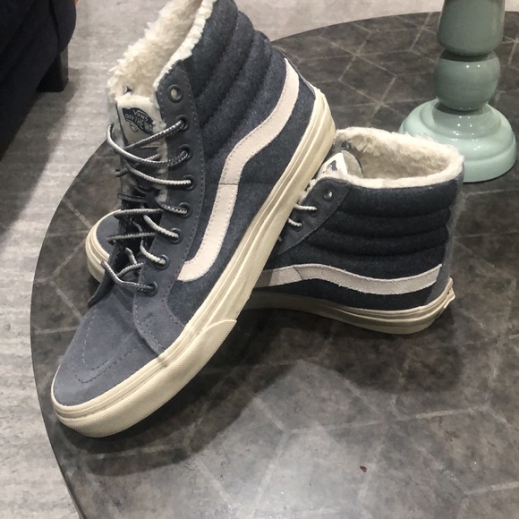 Grey Suede Winter Vans - Picture 5 of 9